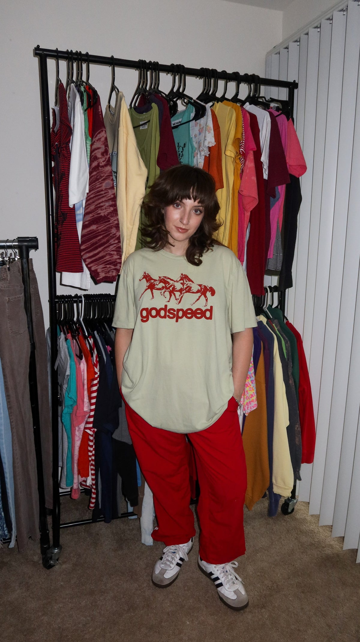 godspeed light green t-shirt