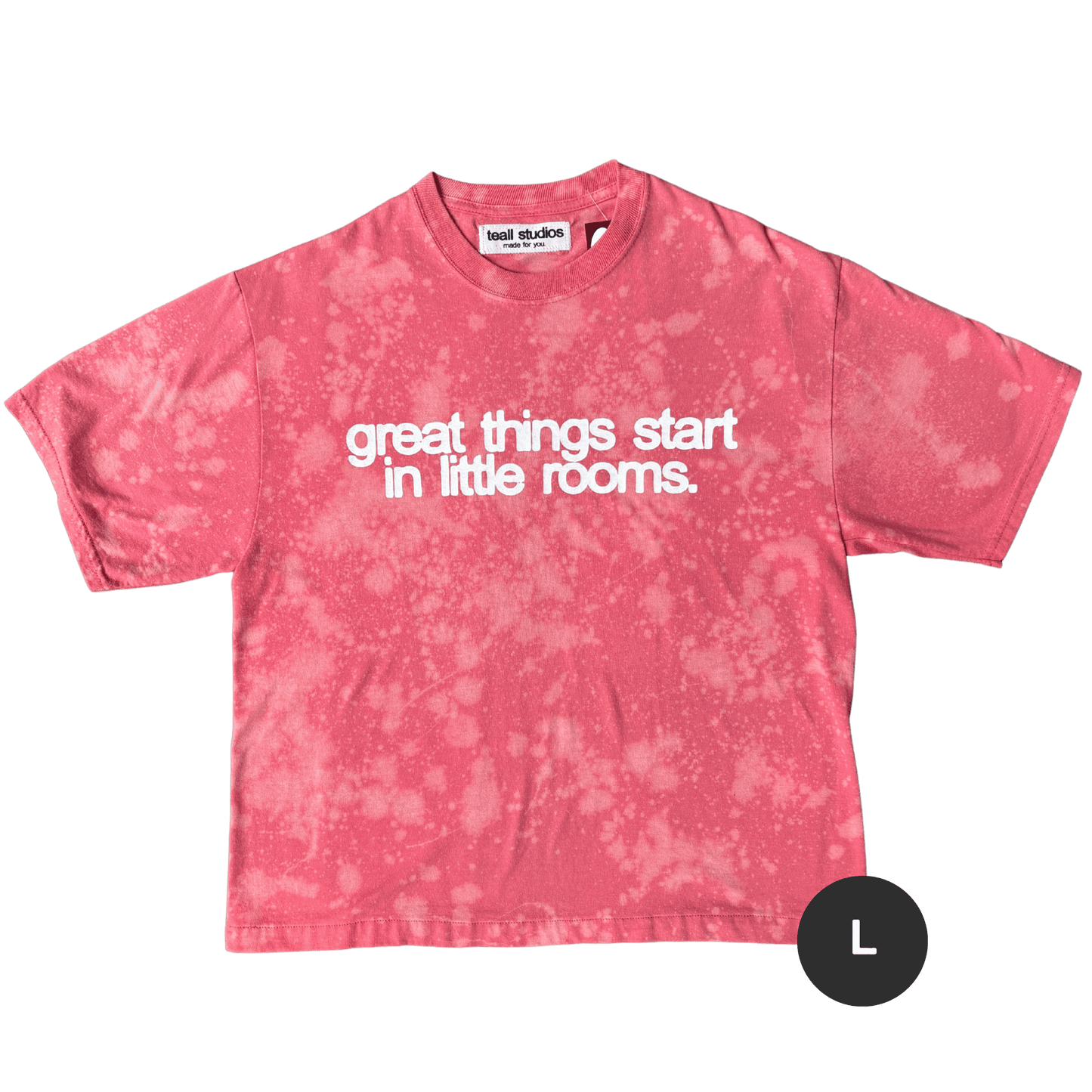 GTSILR bleached pink t-shirt
