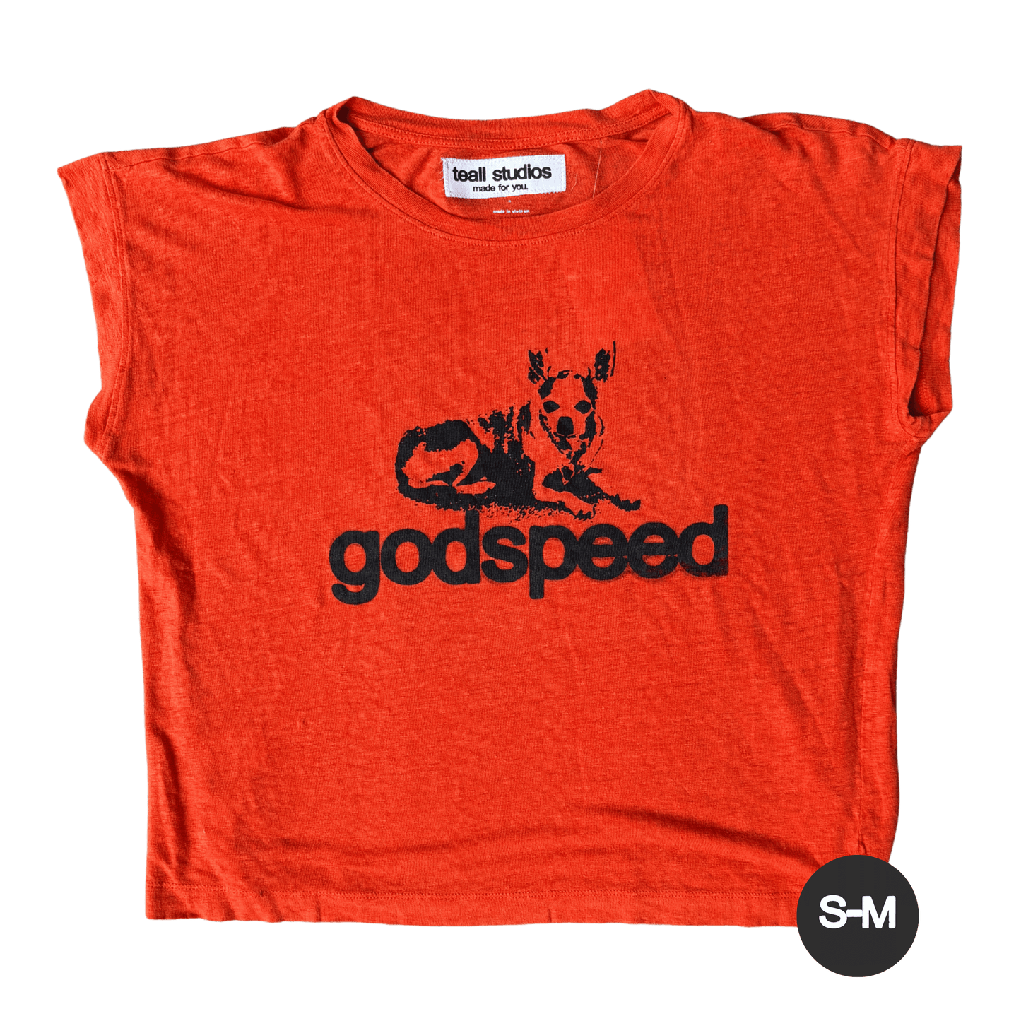 godspeed chihuahua orange tee