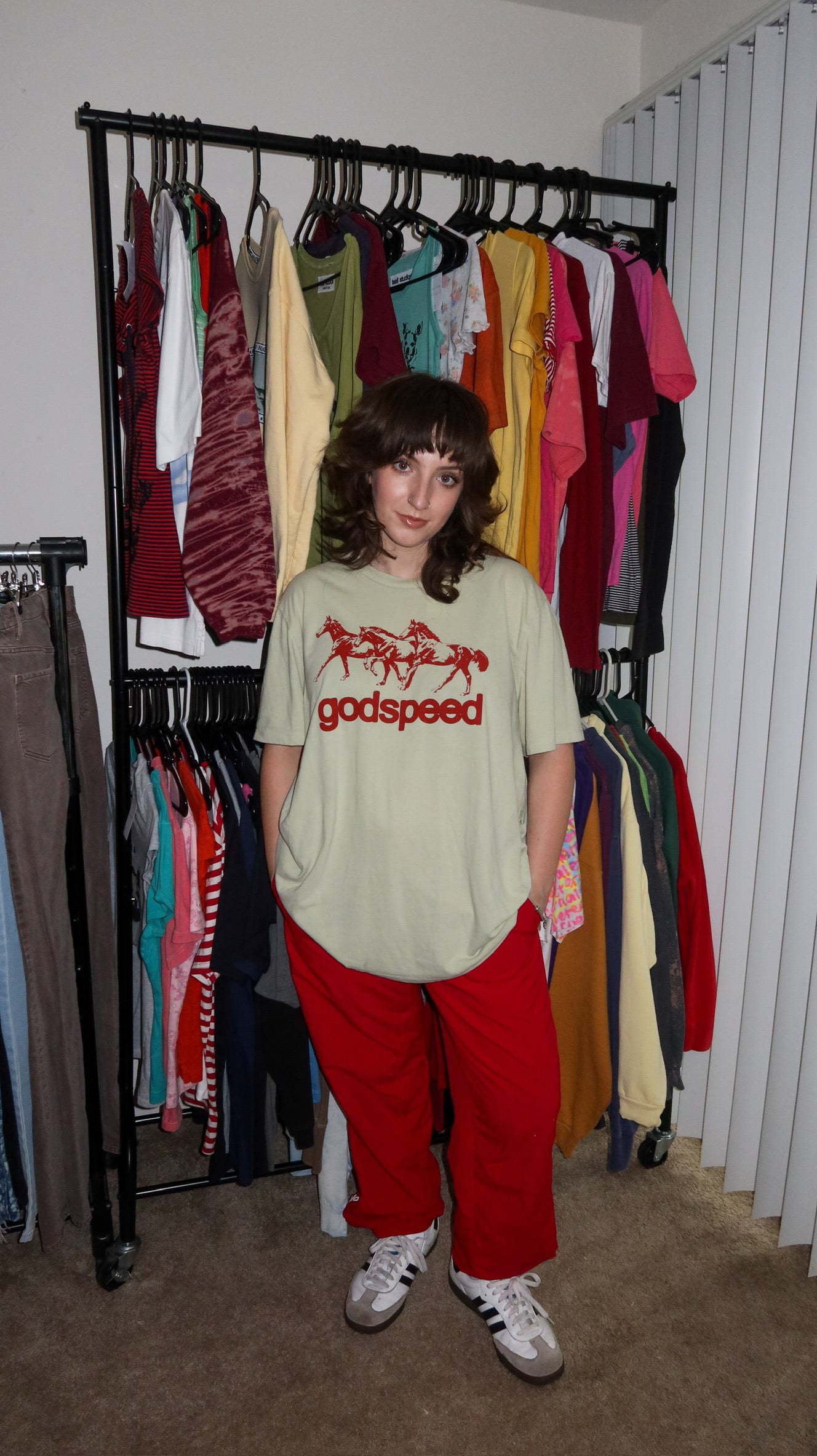 godspeed light green t-shirt