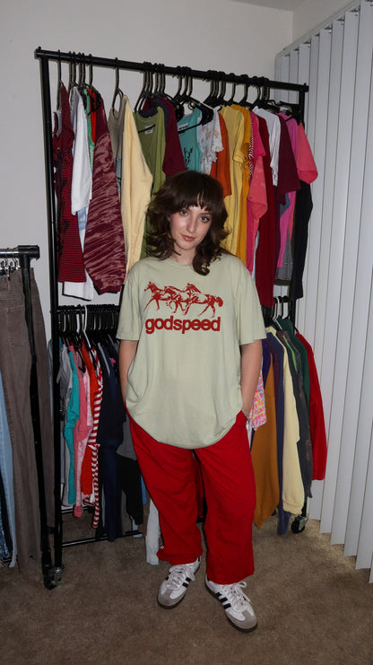 godspeed light green t-shirt