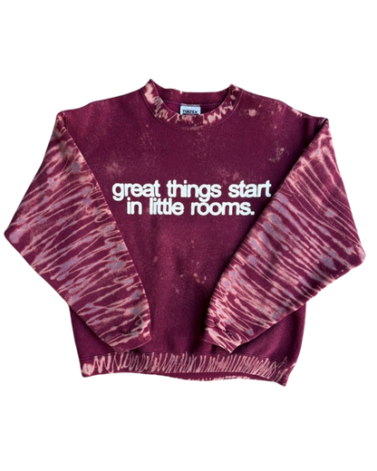 GTSILR maroon crewneck