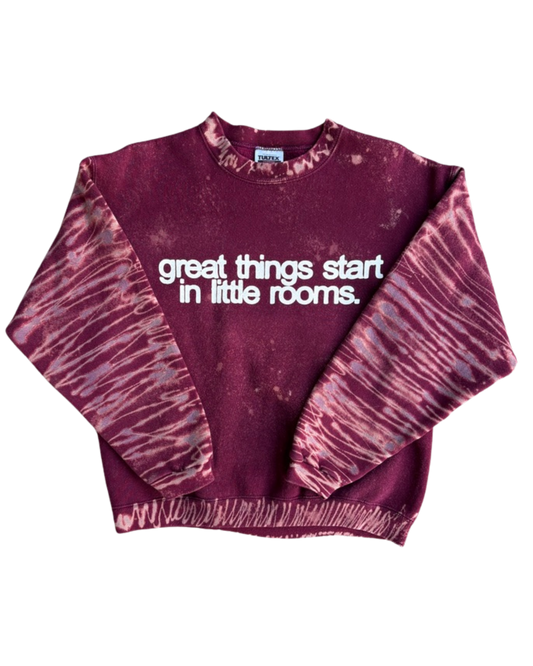 GTSILR maroon crewneck
