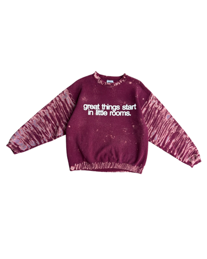 GTSILR maroon crewneck