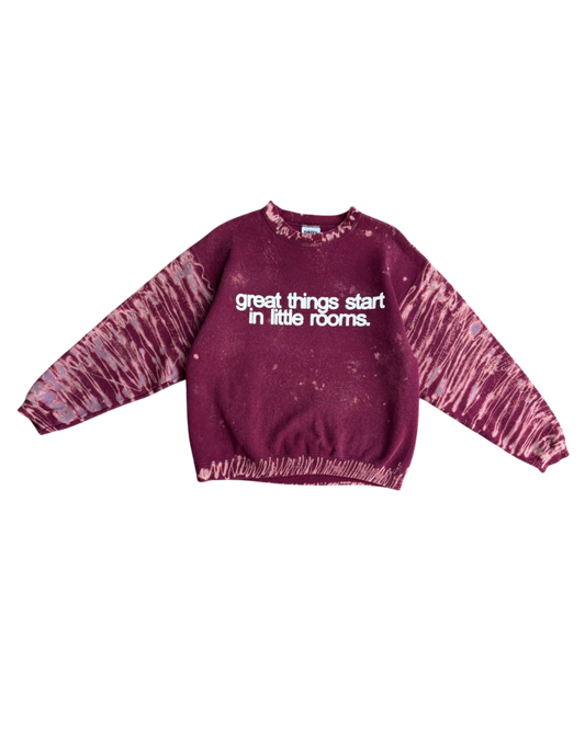 GTSILR maroon crewneck
