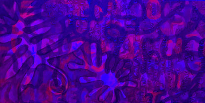 “flourescent death vii” painting