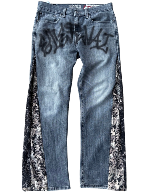 extra baggy graffiti jeans