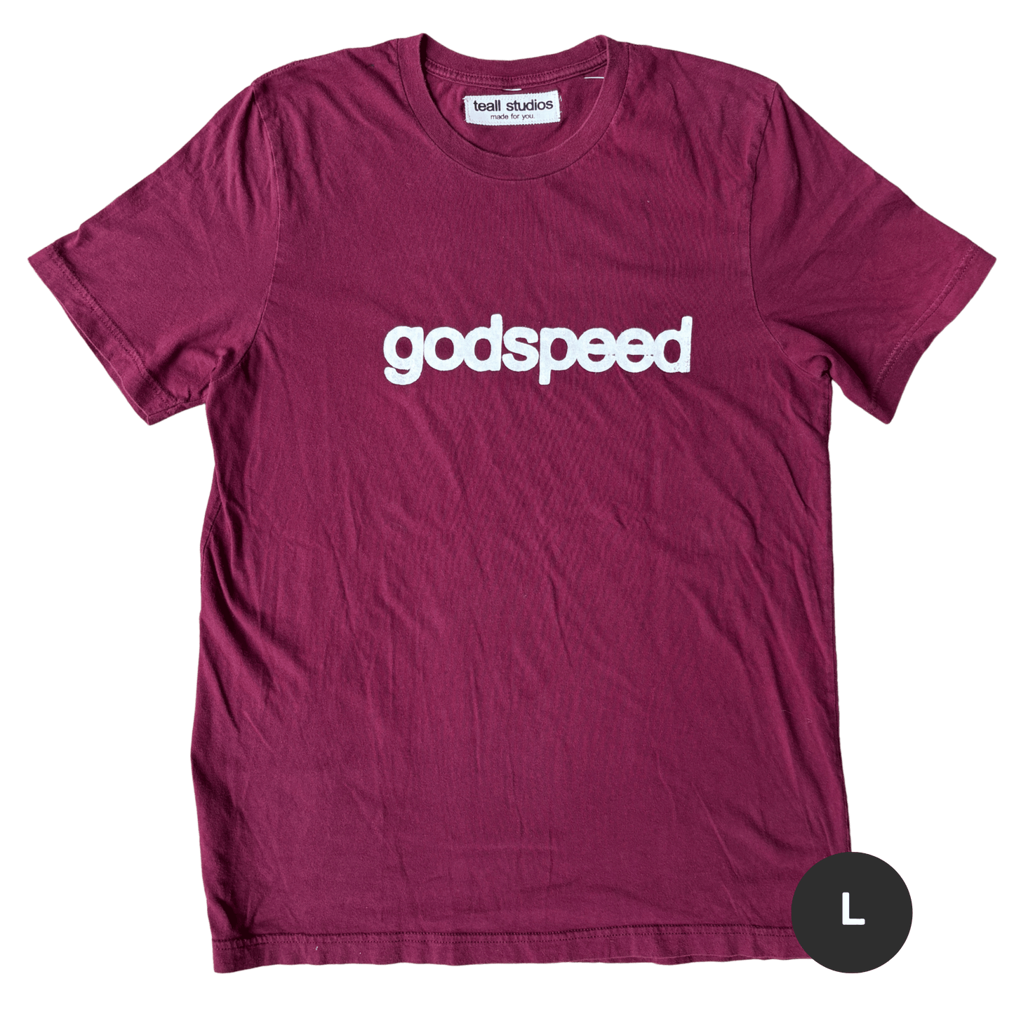 godspeed maroon t-shirt