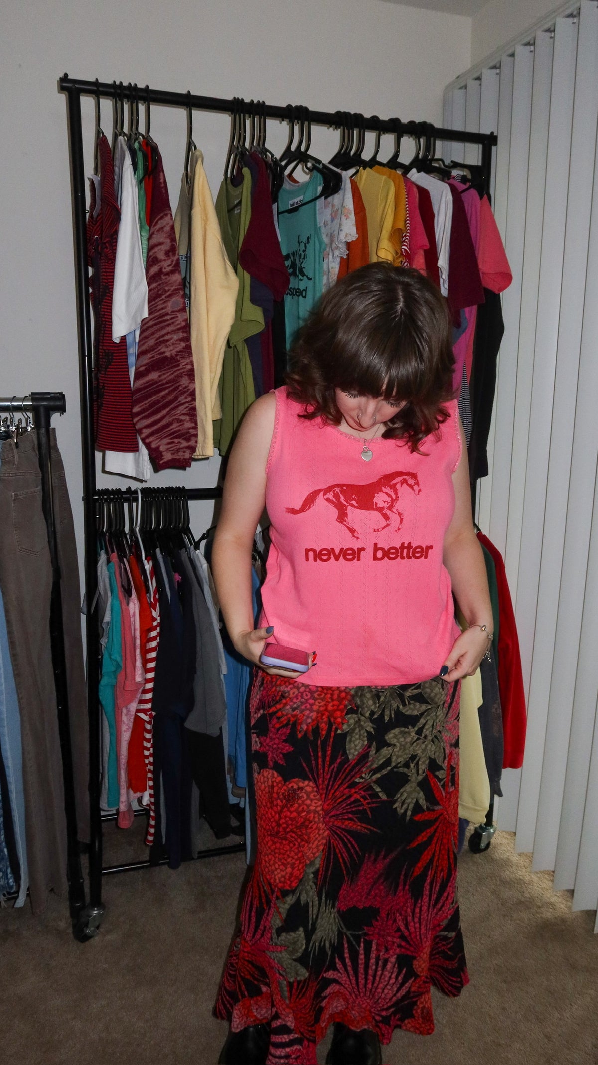 never better vintage knitted tank