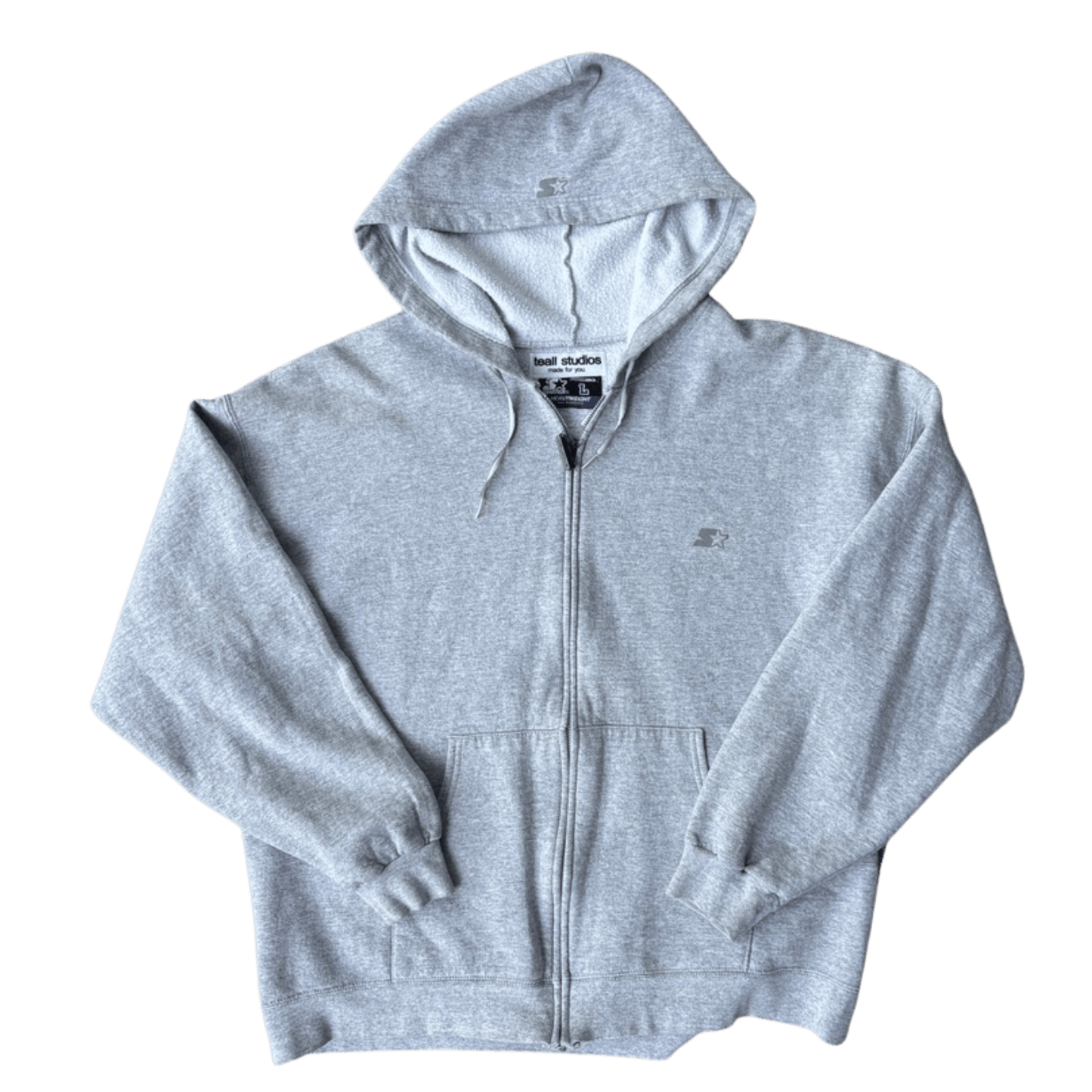 GTSILR gray zip-up hoodie
