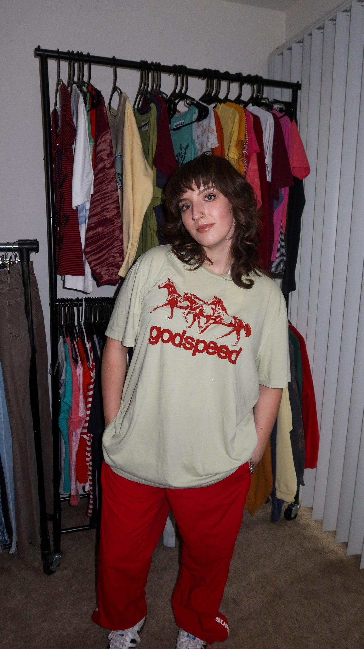 godspeed light green t-shirt