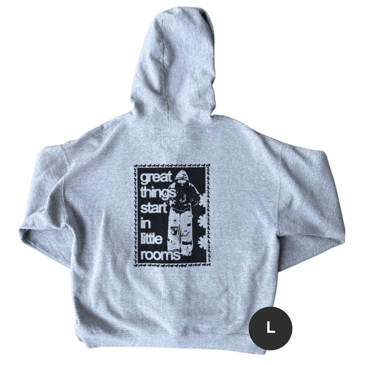GTSILR gray zip-up hoodie