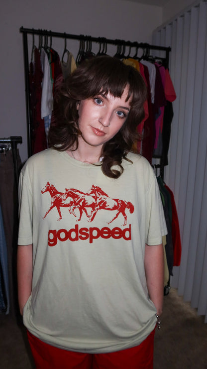 godspeed light green t-shirt